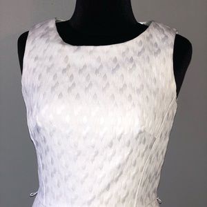 White Fit-and-Flare Dress